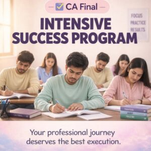 Intensive success program - CA Final