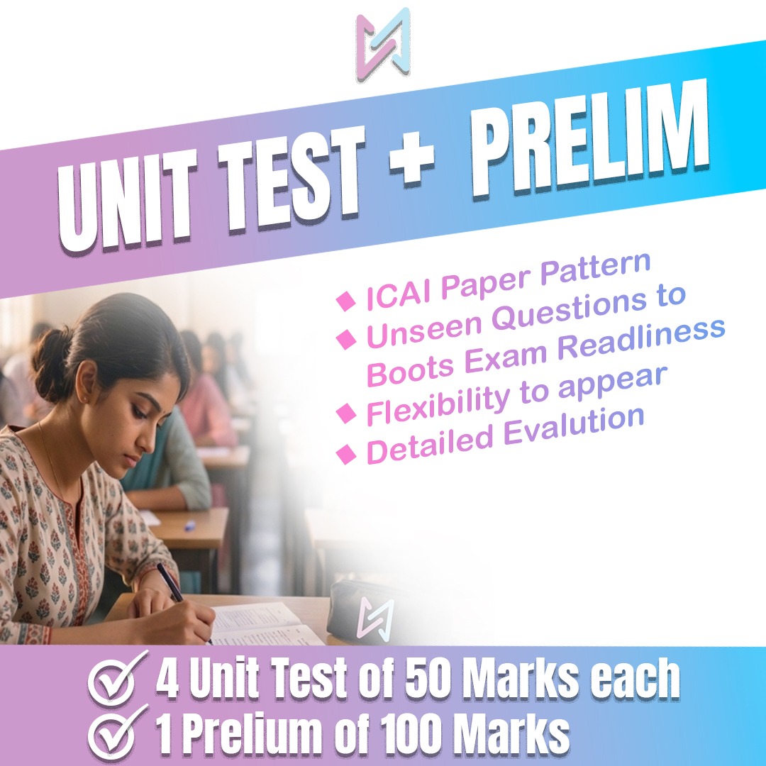 CA Inter Test Series - Unit Tests